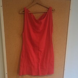 Free People Red Sleeveless Dress